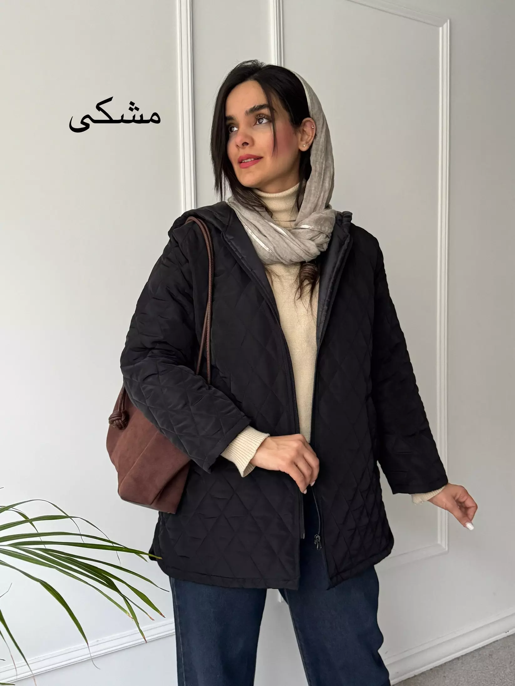 کاپشن زنانه کلاهدار آستردار ونوس